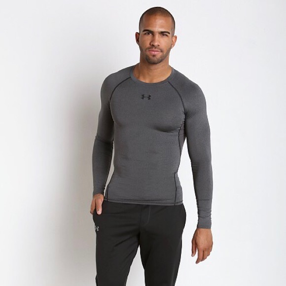 Under Armour Other - NWT UA Heatgear Longsleeve Compression Tee In Gray
